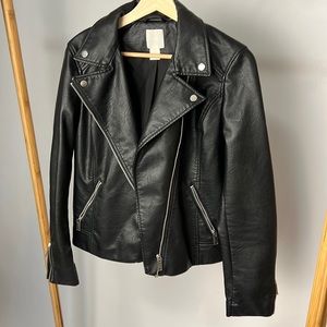 Faux Leather Jacket